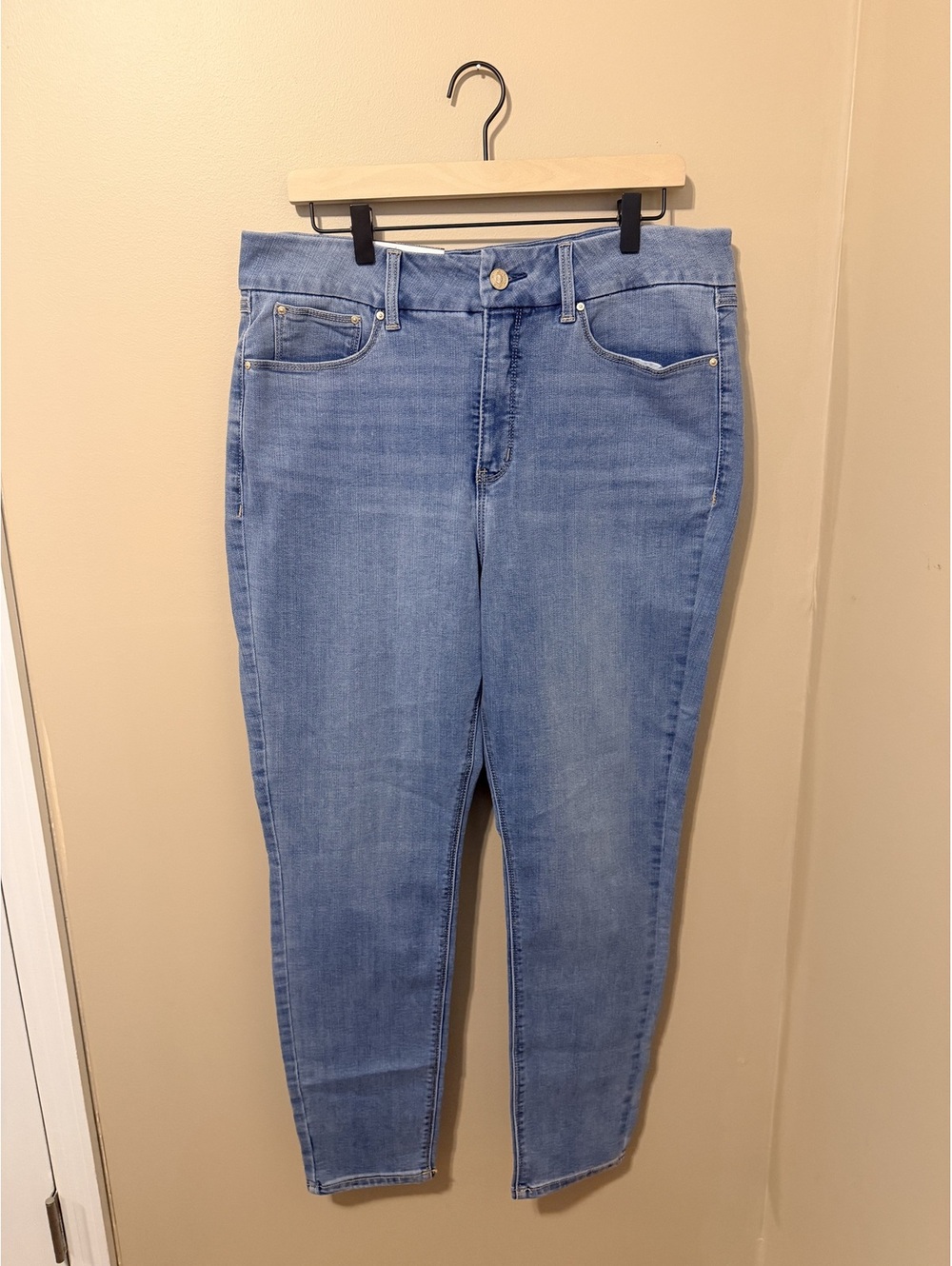 Seven7 Tummyless Skinny Jeans NWT Womens Plus Size 16 High Rise